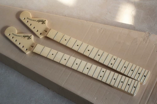 DIY Полуафинированная большая голова пианино головы кленовый кленовый пианино -шейка 21 -Распространенная яркая краска с медной подушкой для головы может настроить розовую доску пальцев