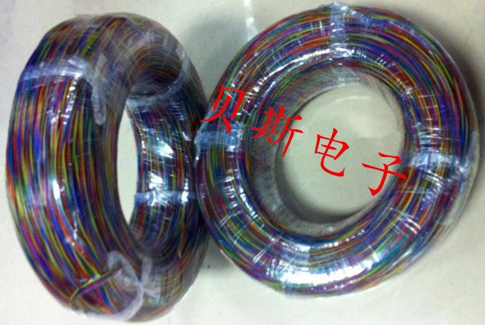 八色OK线（2万英尺/卷） 30#OK线 镀银线 彩色线 30号8色OK线