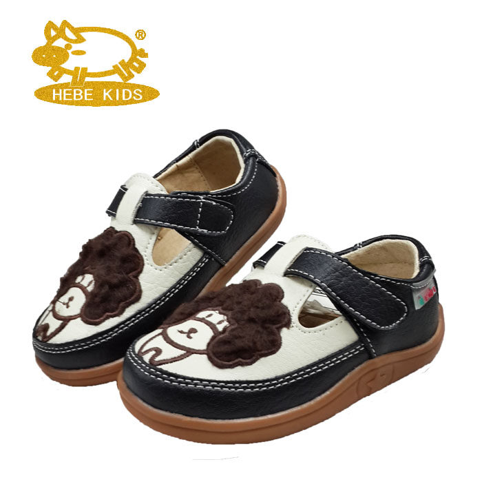 台湾hebe正品  秋款 小绵羊卡通 丁口男童单鞋儿童皮鞋h10-993