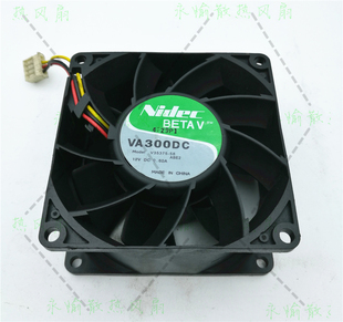 NIDEC VA300DC V35375-58 8038 12V 0.6A 8CM 3线暴力 双滚珠风扇