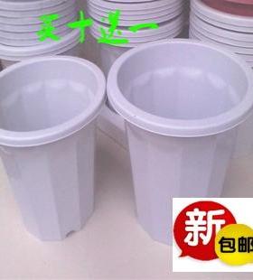 优质加厚加高白色塑料花盆大号花盆花盆批发 特大花盆 满28元包邮