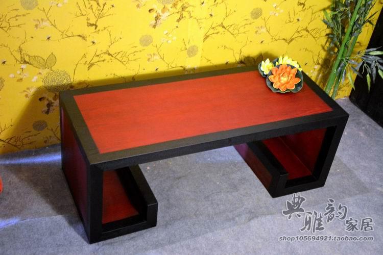 酒店会所茶庄宾馆家居家具 中式仿古工艺品仿汉宫廷桌茶几 案几