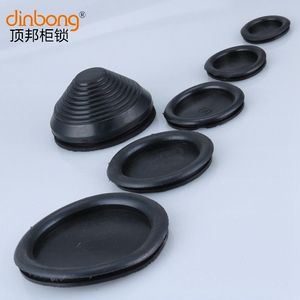dinbong 黑色护线圈 出线环橡胶橡皮圈过线圈双面密封圈Φ12-130