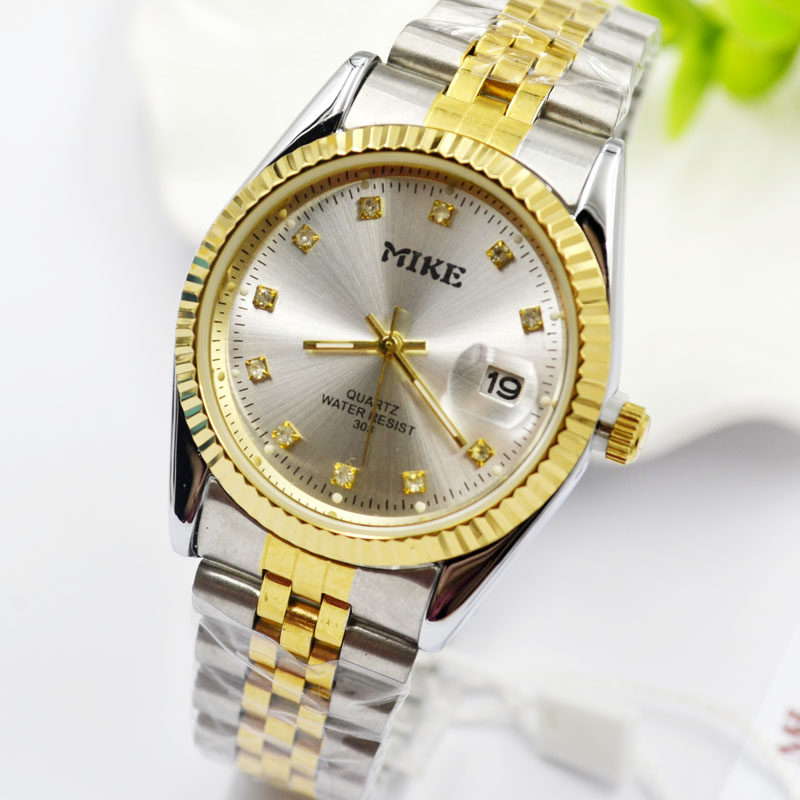 mike米可情侣手表 复古简约女表韩版潮流简洁商务防水表