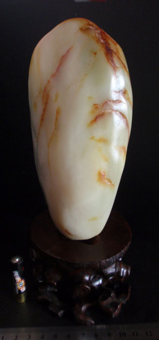 1110克纯天然新疆和田玉青白玉籽料原石摆件玉龙喀什河所产-hty-1