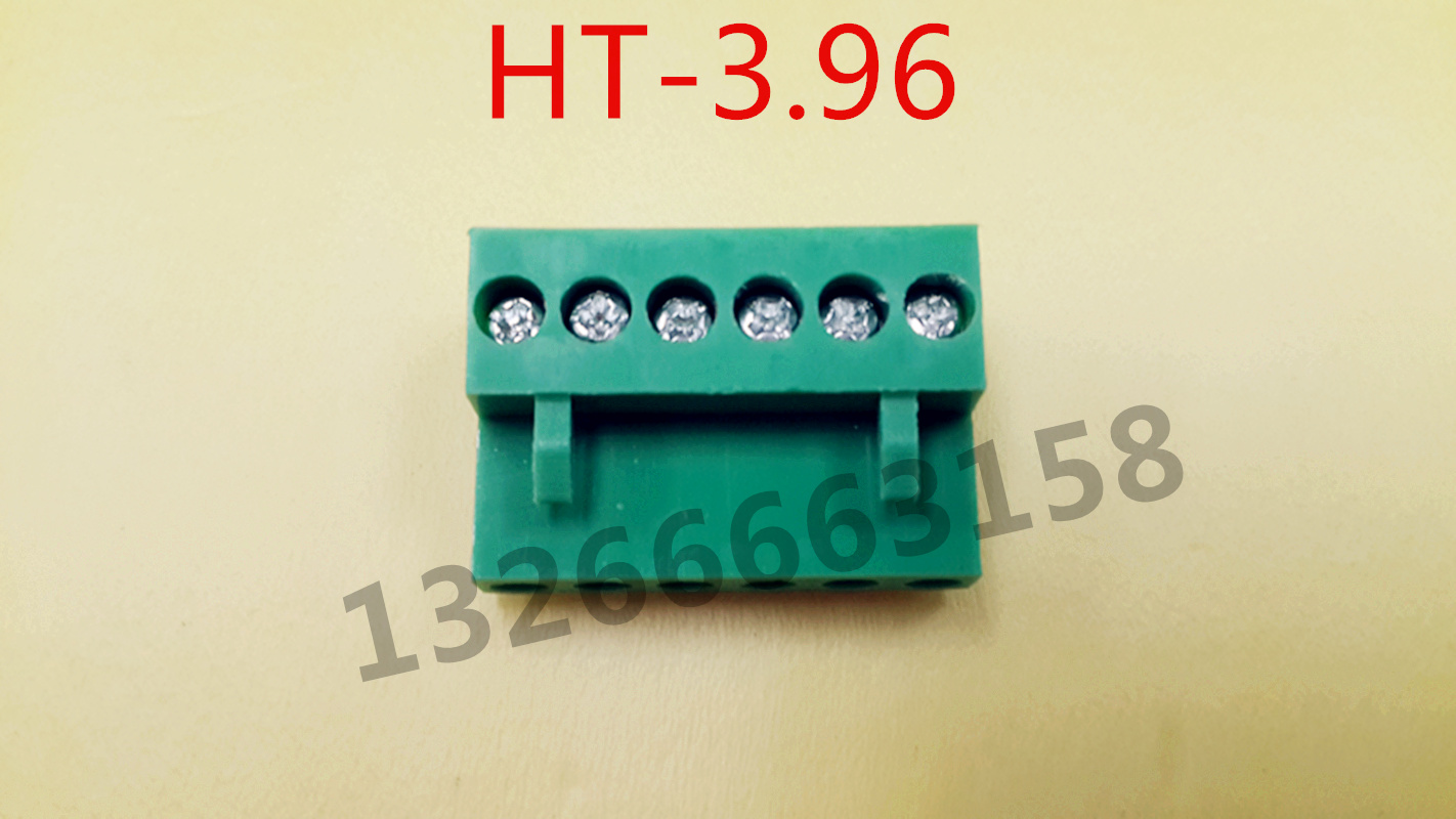 KF HT3.96插拔接线端子 绿色端子2P/3P/4P
