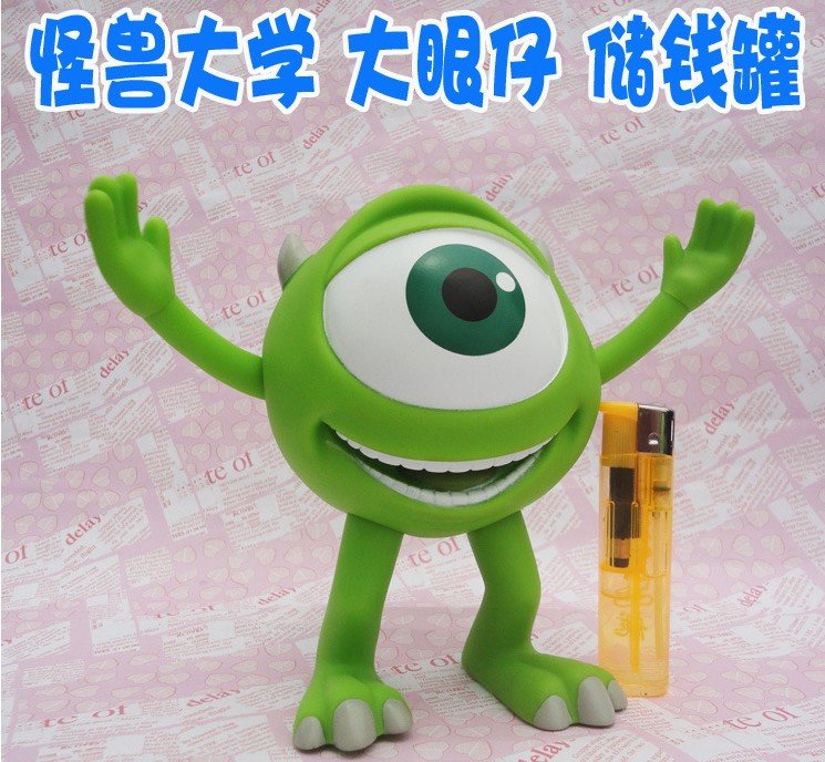 券后17.64元迪士尼disney单眼仔手脚可动存钱罐
