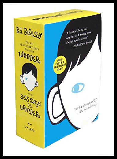 预订 英文原版 奇迹男孩 精装 两本套装 Wonder/365 Days of Wonder Box Set 国际大奖图书 纽约时报畅销书 茱莉亚·罗伯茨电影