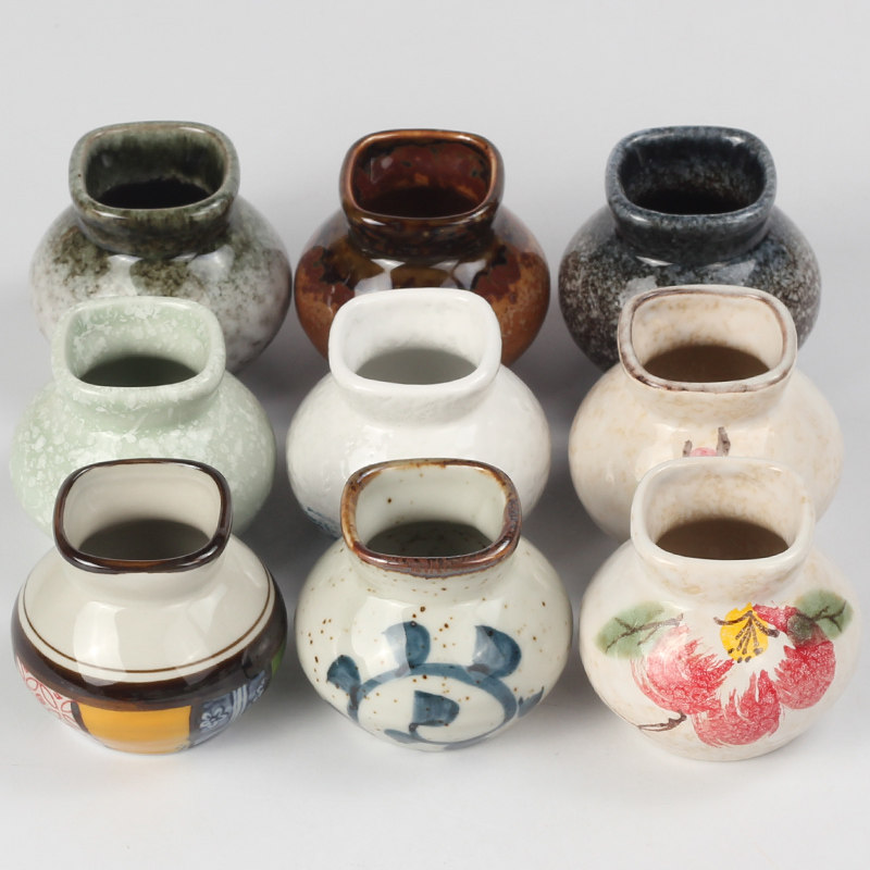 日式陶瓷牙签筒 牙签盒牙签罐 调味瓶 摆件小瓶子 多肉花瓶花盆瓷,餐饮具,牙签筒,淘宝优惠券,粉丝福利购,淘宝优惠卷