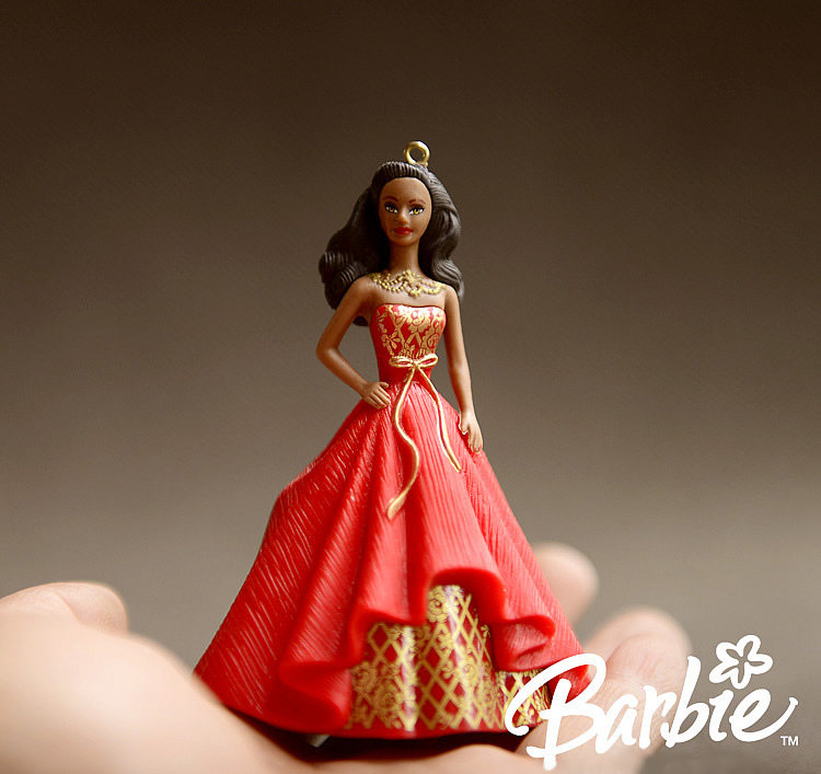 【绝品】美国正版 黑发公主 摆件挂件 珍藏版 稀有！9CM