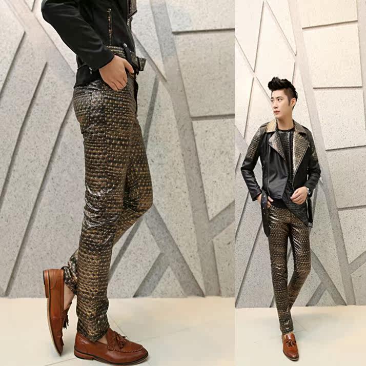 Pantalon cuir homme pour jeunesse pour automne - Ref 1477166 Image 1