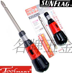 日本SUNFLAG一十字棘轮螺丝刀