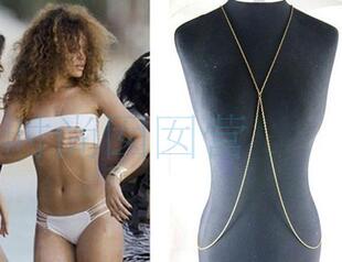 ebay速卖通热销 bikini身体链BY113 欧美流行身体链body chain