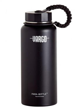 美国 Vargo 黑色保温不锈钢 Para 户外水壶 防尘防菌 特价包邮