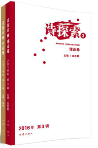 诗探索3（套装共2册） 2016年第3辑，理论卷、作品卷，套装2册 吴思敬，林莽 著 作家出版社出版 中国现当代诗歌 书籍