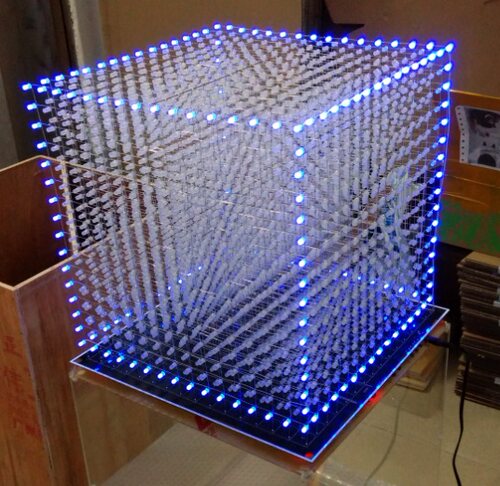 乐涛3D16 CUBE16 裸眼3D智能广告箱 16X16X16光立方成品 量大优惠