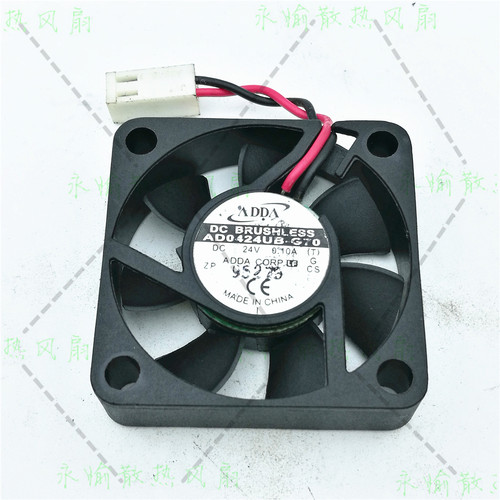 原装 ADDA AD0424UB-G70 4010 4CM 24V 0.10A 2线 双滚珠散热风扇