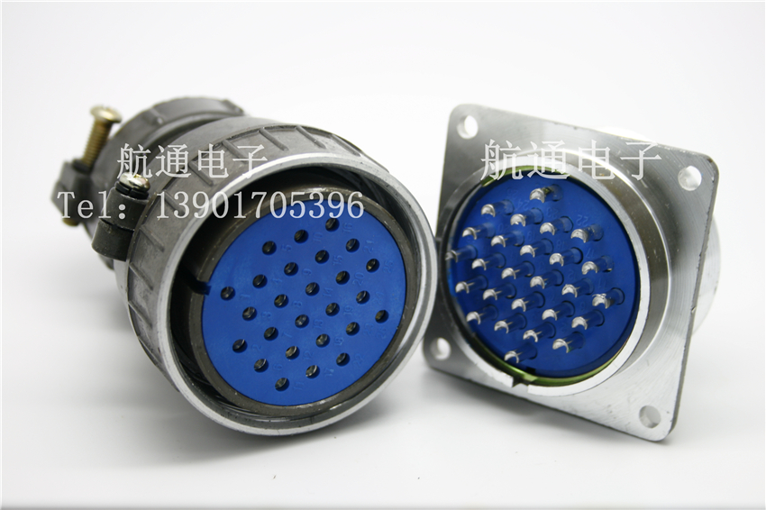 航空插头插座 P48-20、26芯K6Q/J6A 接插件 连接器 可加工焊接
