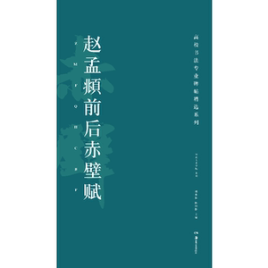 正版  高校书法专业碑帖精选系列/赵孟頫前后赤壁赋 胡紫桂 湖南美术