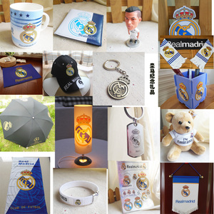 皇马足球迷用品 皇家马德里生日礼物 皇马礼品周边球星C罗钥匙扣