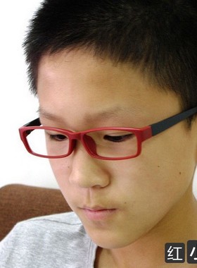 超轻磨砂TR90全框近视眼镜框架小号红色男女学生青年款式120-4