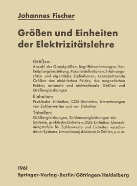 【预订】Grossen Und Einheiten Der Elektrizit...