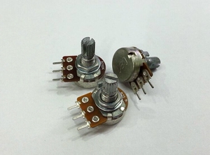 。台产16型电位器单联脚PCB脚5B10KB20K B2K B50K B100KB250KB500