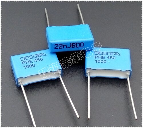 进口印尼 0.022uF 1000V RIFA PHE450 22nF 薄膜电容 p15