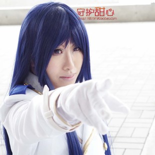 甜心式部清寿古手梨花Kanon/LoveLive园田海未海爷cosplay假发