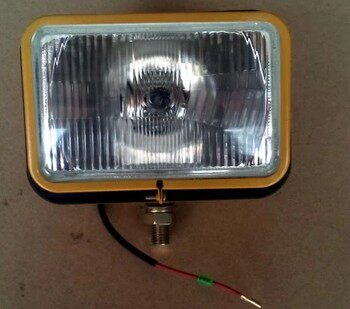 挖掘机配件 挖掘机工作灯大臂照明灯12V/24V铁壳方灯工程机械大灯