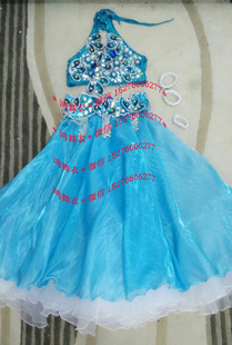 手工精绣版 演出服 儿32肚皮舞演出服 鸿舞衣