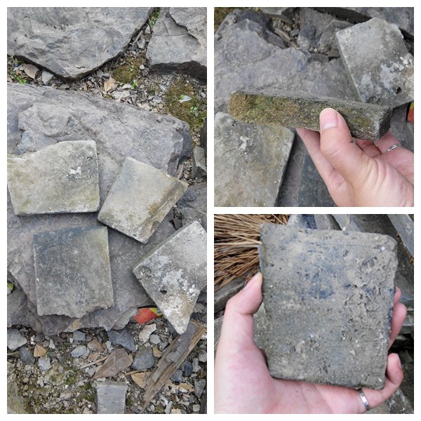 民国中期青砖上百年历史老砖头黑灰色断砖小块碎砖砖雕 旧砖头