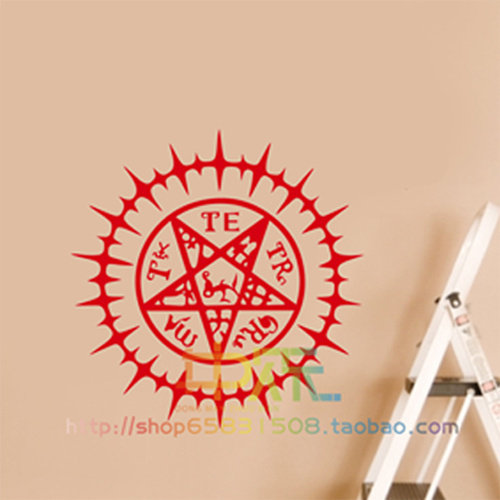 黑执事 周边 封印 墙贴 壁纸 壁贴 车贴 痛贴 宿舍装饰 比手办好