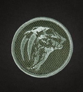 OYO户外独家 TAD款Sabertooth Patch剑齿虎头骨臂章魔术贴章