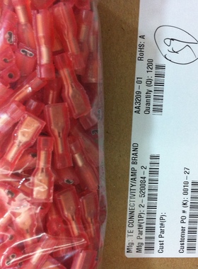 2-520084-2 泰科/安普 TE/AMP 原装正品连接器 接插件 现货期货