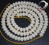 精工天然白玉菩提根算盘珠108颗手串手链散珠 高密顺白佛珠项链