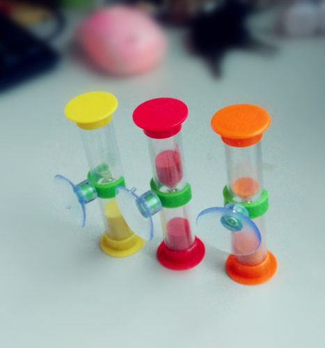 吸盘沙漏3分钟可旋转计算器
