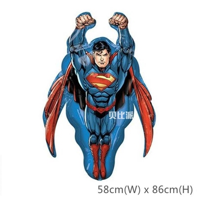 美国Anagram铝膜气球 superman 超人 正义联盟justice league生日