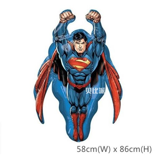 美国Anagram铝膜气球 superman 超人 正义联盟justice league生日