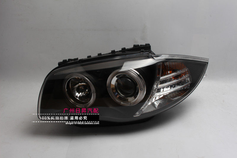 适配宝马1系E87大灯总成 改装 氙气120i 130i双光透镜LED 天使眼,汽车零部件/养护/美容/维保,大灯总成,淘宝优惠券,粉丝福利购,淘宝优惠卷