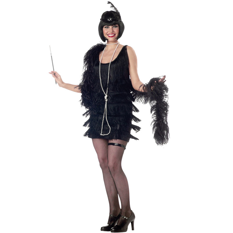 万圣节服装角色扮演服装cosplay化妆舞会道具成人流苏舞裙舞蹈服