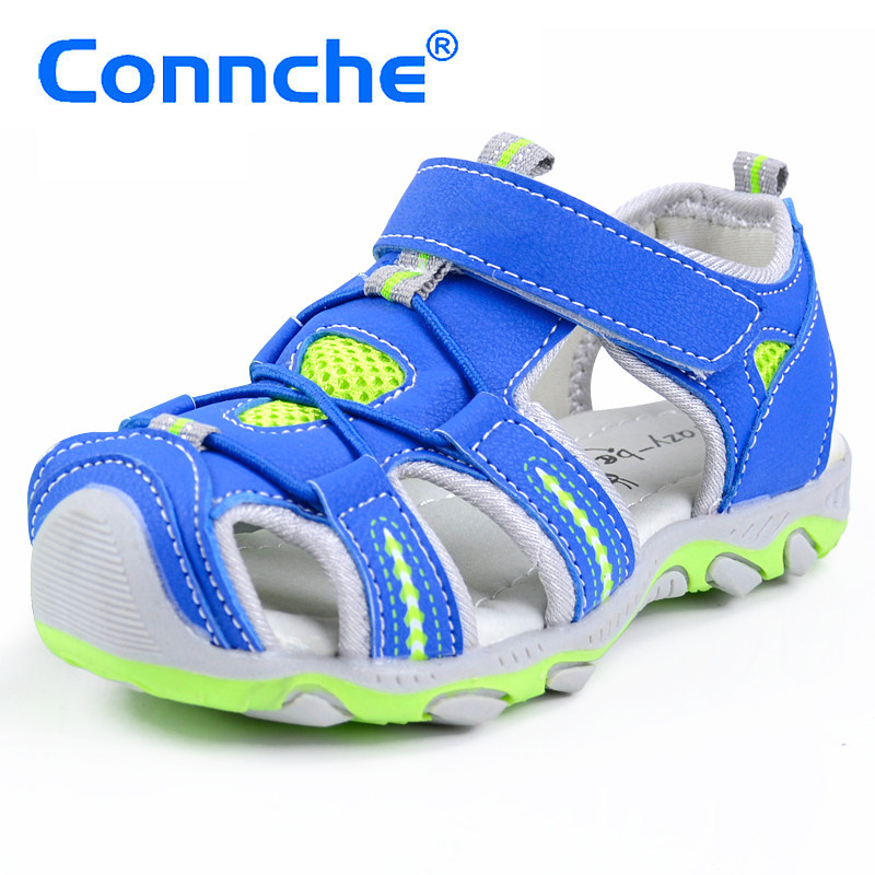 Sandales enfants en peau de porc CONNCHE Baotou creux pour été - Ref 1053432 Image 1