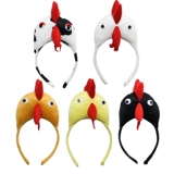 Детский аксессуар для волос, желтый белый ободок, петух