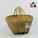 Бамбуковая корзина фруктовая корзина корзина корзина овощная корзина чистое ручное яйца ...