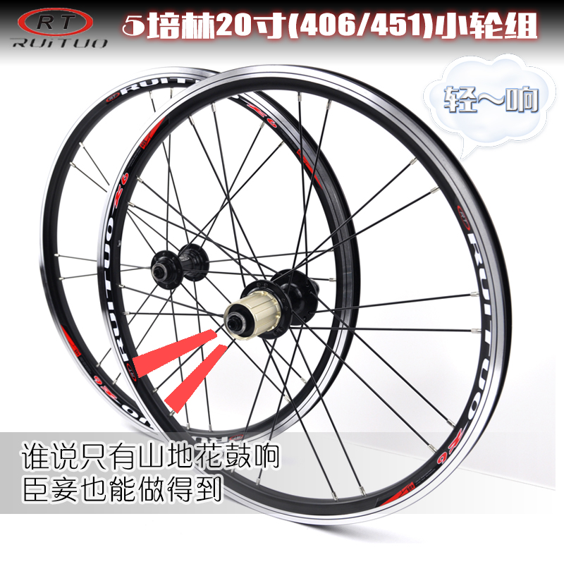 Roues de vélo 20 pouces - Ref 2384625 Image 1