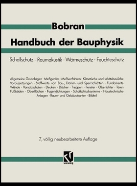 【预售】Handbuch Der Bauphysik: Berechnungs-...