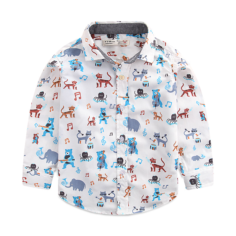 Chemise garcon YYYG à manche longue - Ref 2082366 Image 1