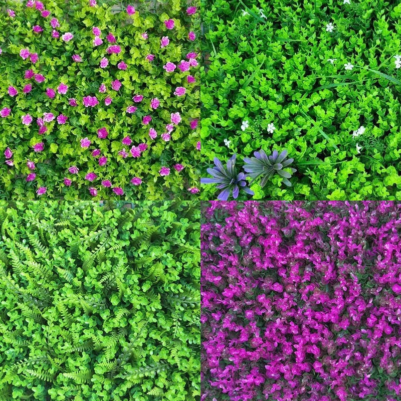 仿真草皮植物墙装饰绿植假花商场网吧墙体绿化尤加利米兰塑料草坪