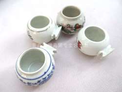 大欧鸟笼景德镇烧制百灵鸟食碗食罐蓝花彩花量大优惠