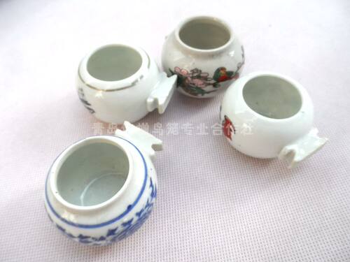 大欧鸟笼景德镇烧制百灵鸟食碗食罐蓝花彩花量大优惠